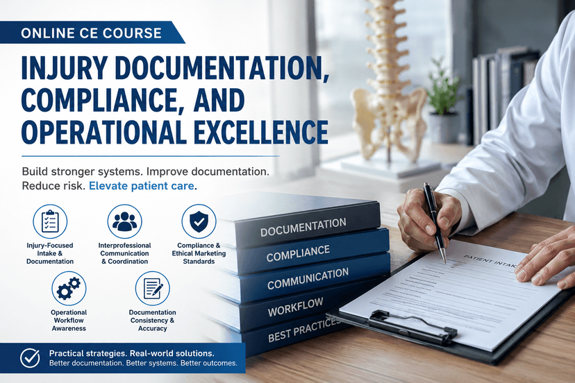 Personal Injury: Foundational Documentation and Compliance in Injury-Related Care